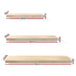 Buy Artiss Floating Wall Shelf Set of 3 Oak discounted | Products On Sale Australia