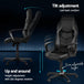 Buy Artiss Gaming Office Chair Computer Chairs Grey discounted | Products On Sale Australia