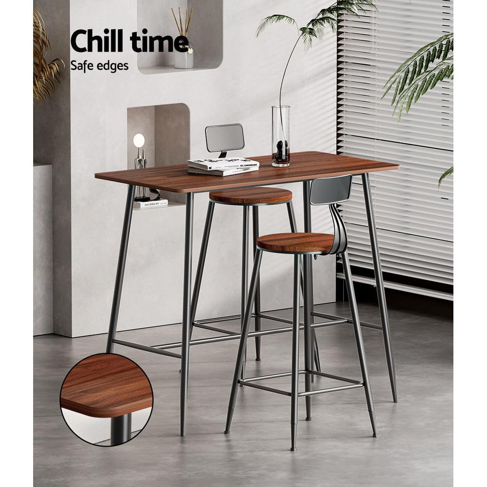 Buy Artiss Halle Bar Table 120CM Rectangular discounted | Products On Sale Australia