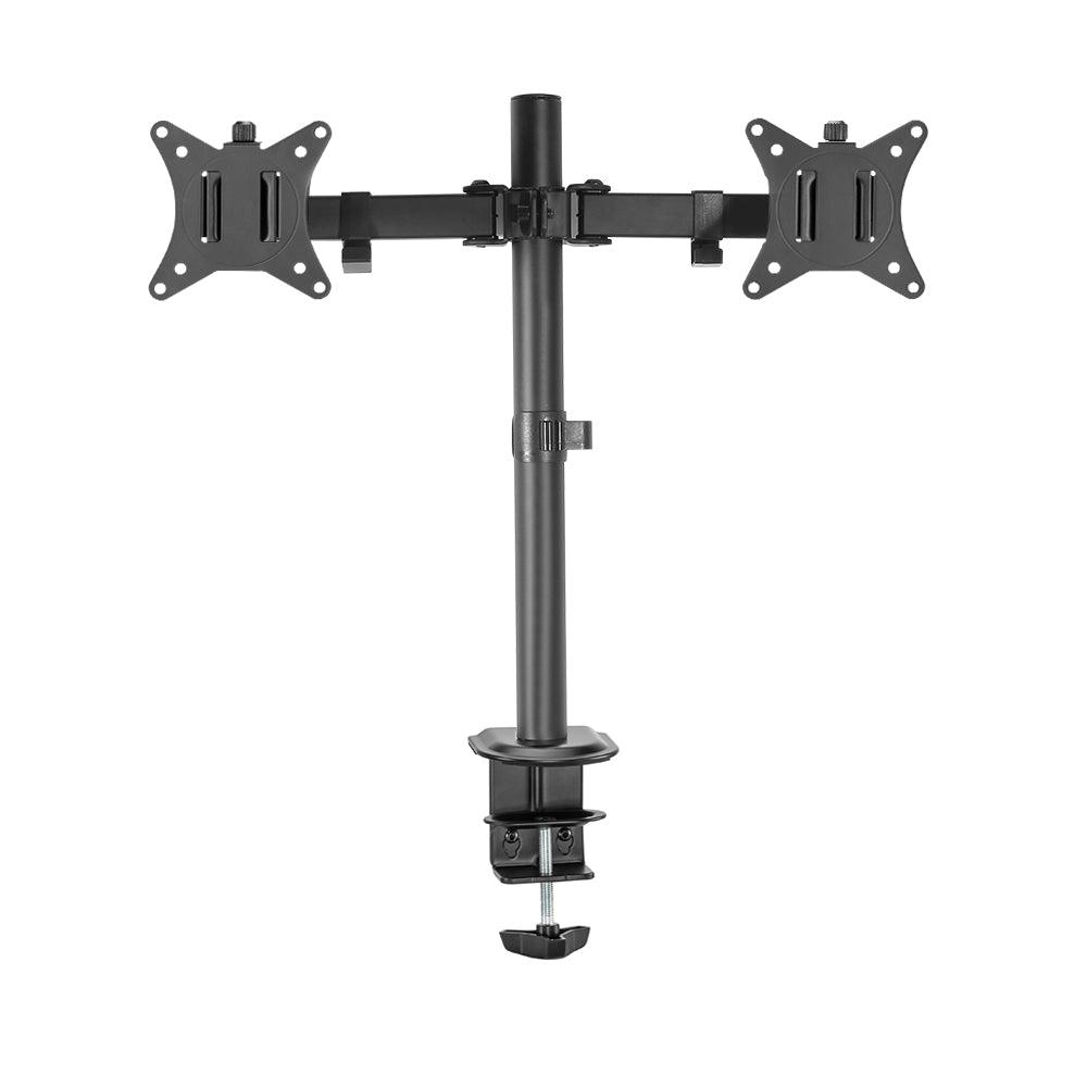 Buy Artiss Monitor Arm Mount Dual 32" Black discounted | Products On Sale Australia