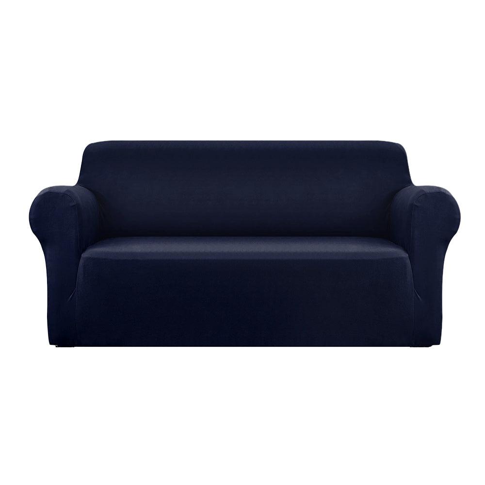 Artiss Sofa Cover Couch Covers 3 Seater Stretch Navy Products On Sale Australia | Furniture > Sofas Category