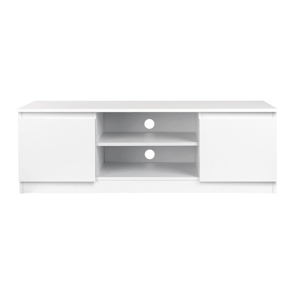 Buy Artiss TV Cabinet Entertainment Unit 120cm White Anita discounted | Products On Sale Australia