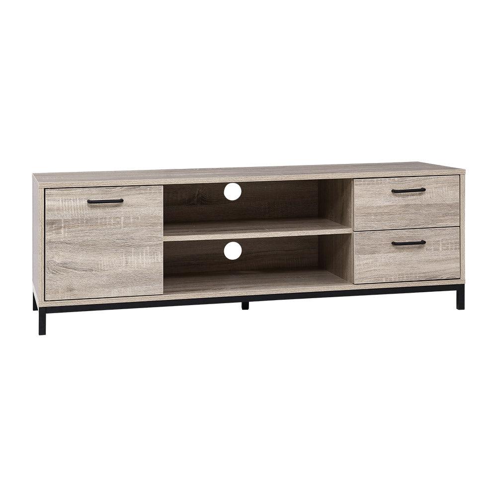 Buy Artiss TV Cabinet Entertainment Unit 132cm Pine Tania discounted | Products On Sale Australia