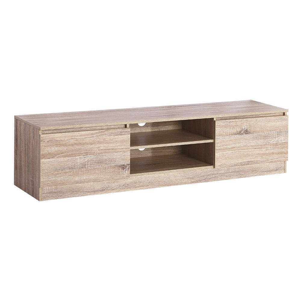 Buy Artiss TV Cabinet Entertainment Unit 160cm Pine Charles discounted | Products On Sale Australia