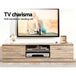 Buy Artiss TV Cabinet Entertainment Unit 160cm Pine Charles discounted | Products On Sale Australia