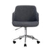 Buy Artiss Wooden Office Chair Fabric Seat Grey discounted | Products On Sale Australia