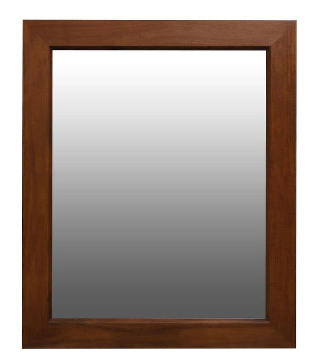 Buy Ascot Solid Mahogany Timber Mirror (Mahogany) discounted | Products On Sale Australia