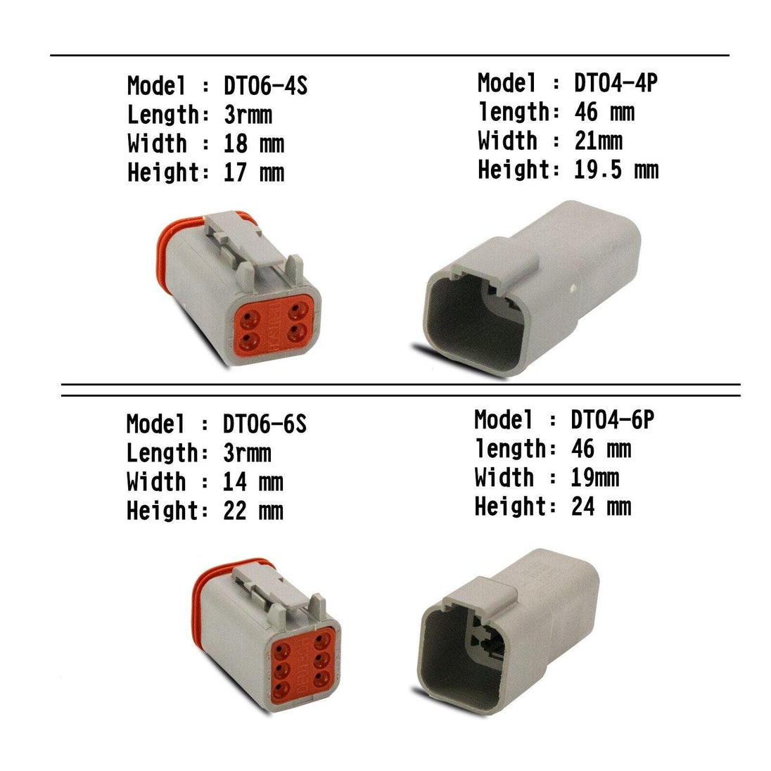 Buy AU 1000 PCS Deutsch DT Connector Kit 14-16AWG Stamped Contacts 1100PCS UPGRADE discounted | Products On Sale Australia