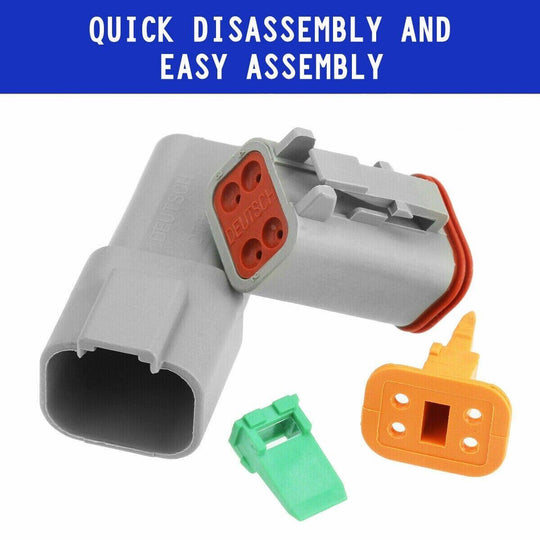 Buy AU 1000 PCS Deutsch DT Connector Kit 14-16AWG Stamped Contacts 1100PCS UPGRADE discounted | Products On Sale Australia