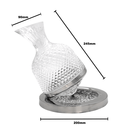 Buy Authur Embossed Decanter - 1500m discounted | Products On Sale Australia