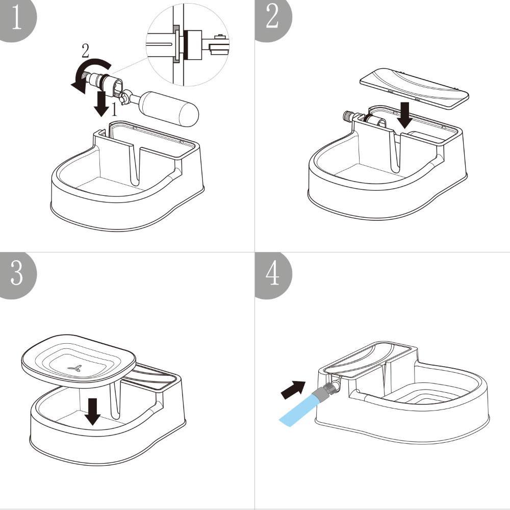 Buy Auto Filling Dog Drinking Water Fountain - Outdoor Automatic Pet Drinking Bowl discounted | Products On Sale Australia