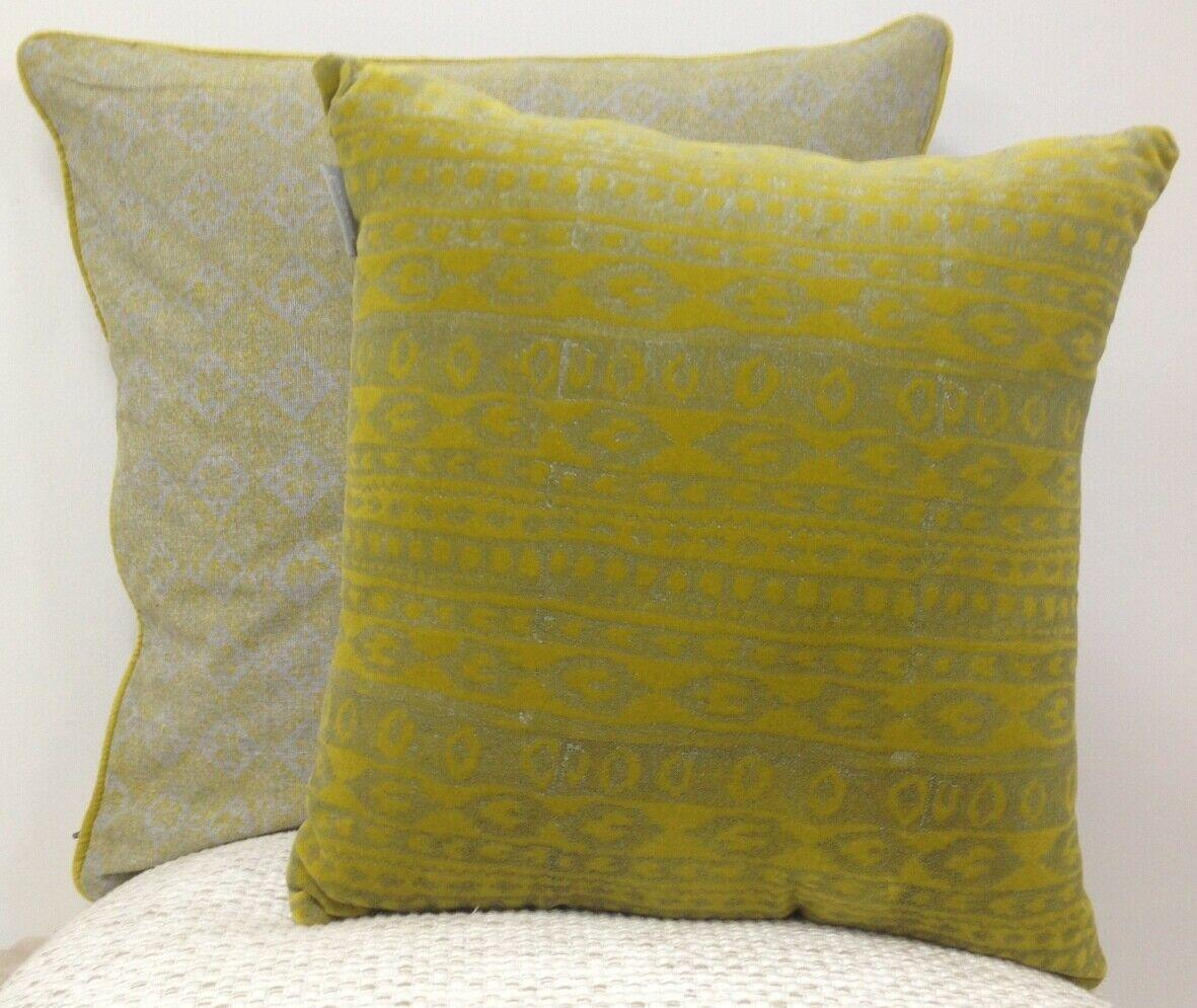 Buy Azuk Mustard Yellow & Grey Cushion Cover discounted | Products On Sale Australia