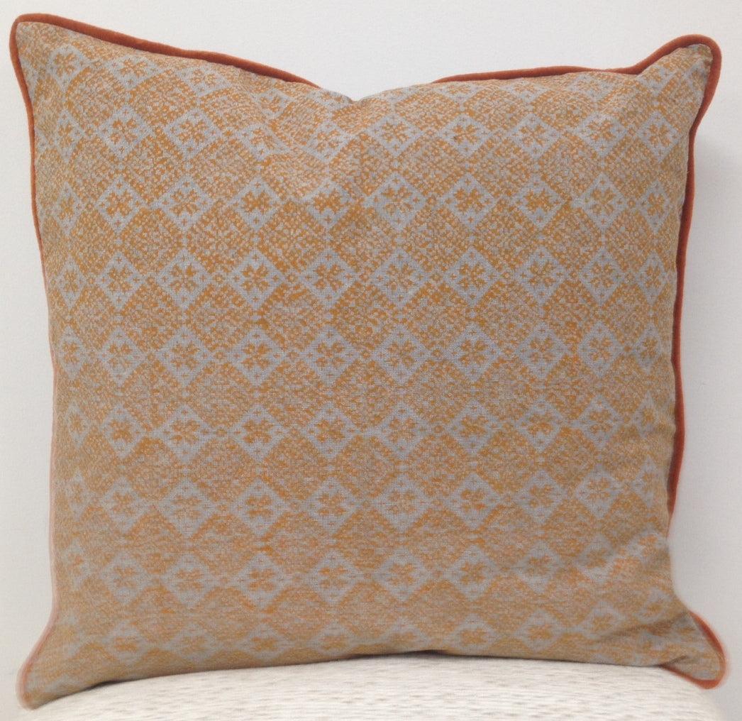 Buy Azuk Orange & Grey Cushion Cover discounted | Products On Sale Australia