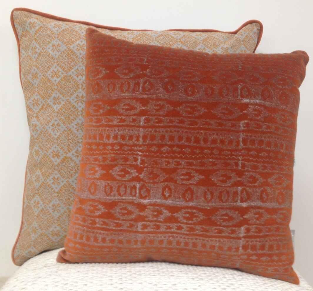 Buy Azuk Orange & Grey Cushion Cover discounted | Products On Sale Australia