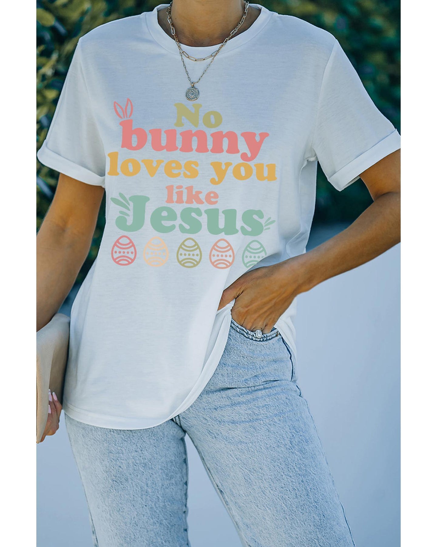 Buy Azura Exchange Jesus Easter Day T-shirt - L discounted | Products On Sale Australia