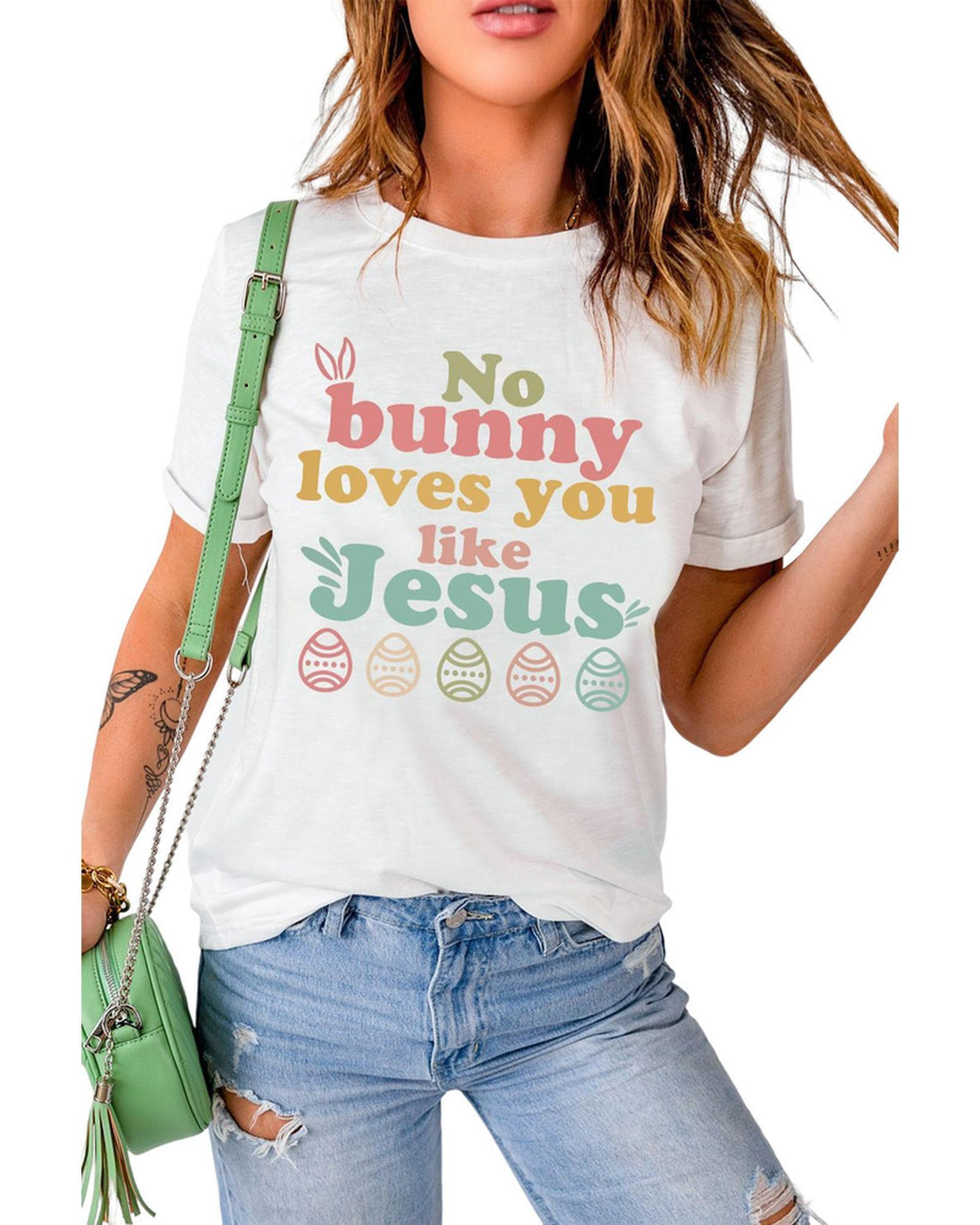 Buy Azura Exchange Jesus Easter Day T-shirt - L discounted | Products On Sale Australia