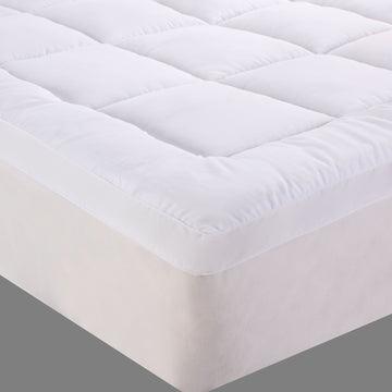 Buy bamboo cotton fitted mattress topper double discounted | Products On Sale Australia