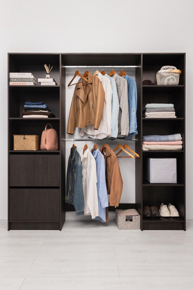 Buy BASEL 2M WALK IN WARDROBE KIT - CLASSIC - NORDIC ASH discounted | Products On Sale Australia