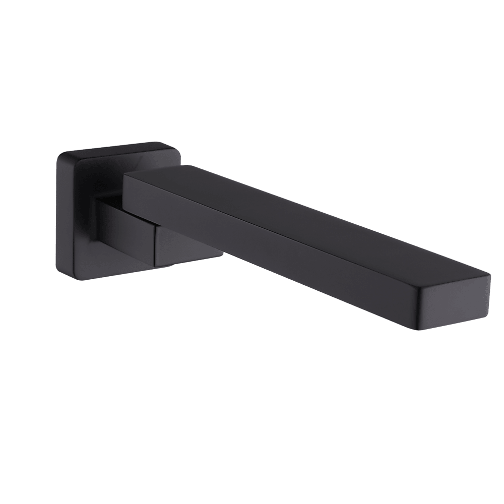 Buy Bath In Wall Swivel Spout in Matte Black discounted | Products On Sale Australia