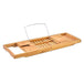 Buy Bathroom Bamboo Bath Caddy Wine Glass Holder Table Tray Bathtub Rack Soap Shelf discounted | Products On Sale Australia