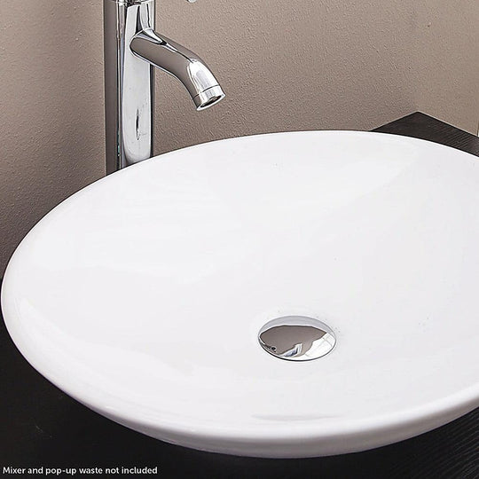 Buy Bathroom Ceramic Oval Above Countertop Basin for Vanity discounted | Products On Sale Australia