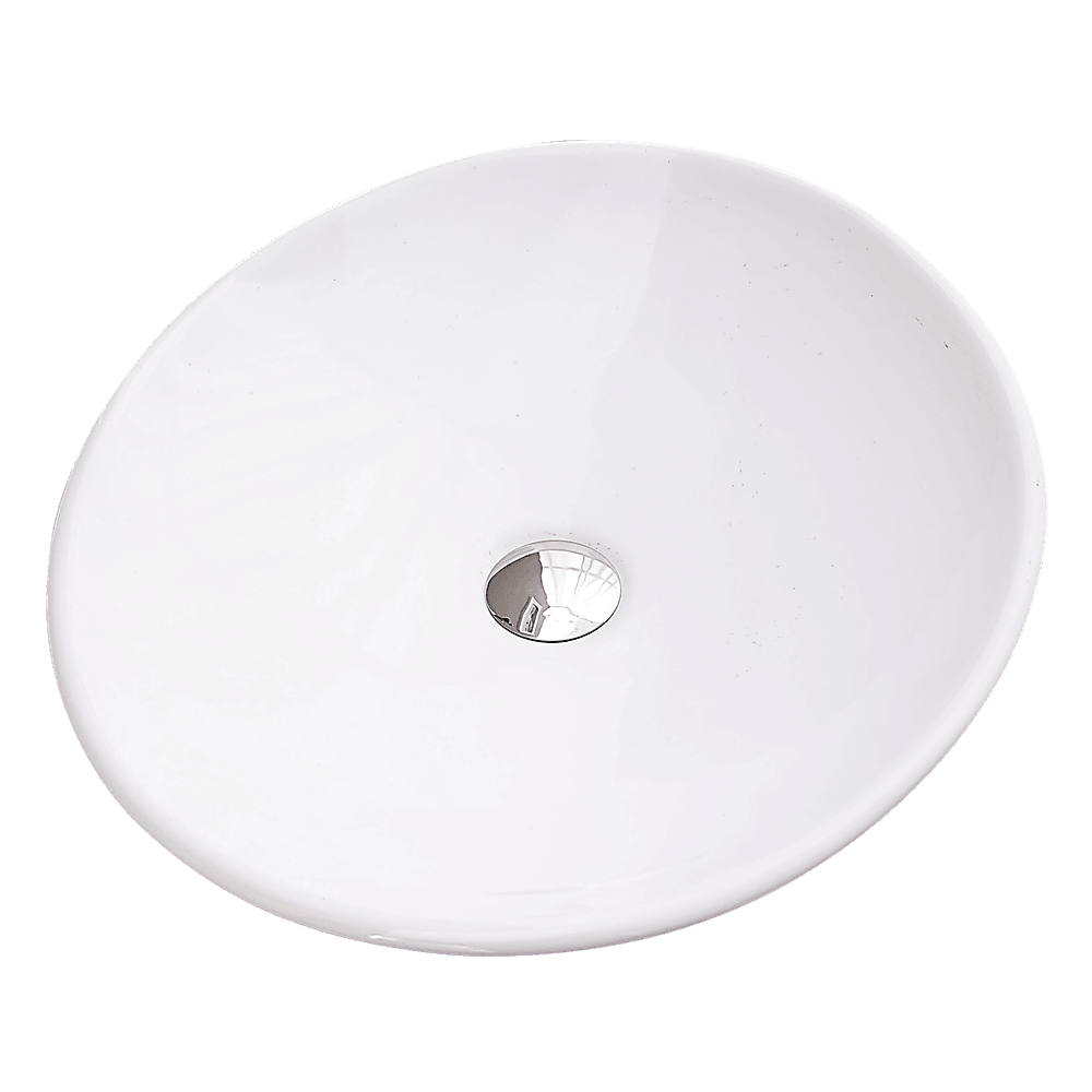 Buy Bathroom Ceramic Oval Above Countertop Basin for Vanity discounted | Products On Sale Australia