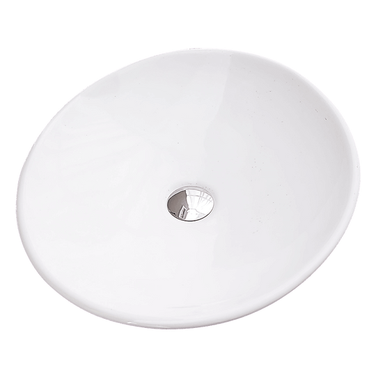 Buy Bathroom Ceramic Oval Above Countertop Basin for Vanity discounted | Products On Sale Australia