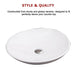 Buy Bathroom Ceramic Oval Above Countertop Basin for Vanity discounted | Products On Sale Australia