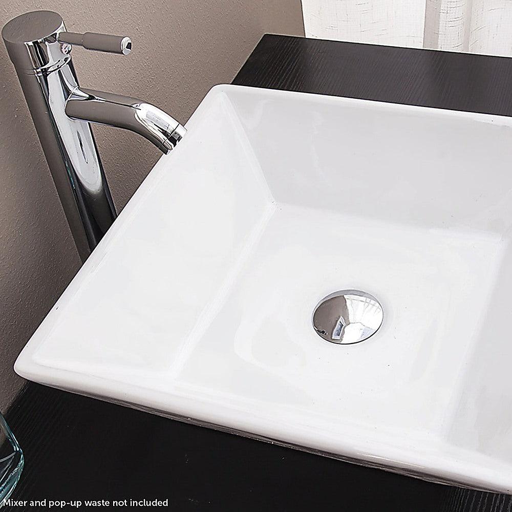 Buy Bathroom Ceramic Rectangular Above Countertop Basin for Vanity discounted | Products On Sale Australia