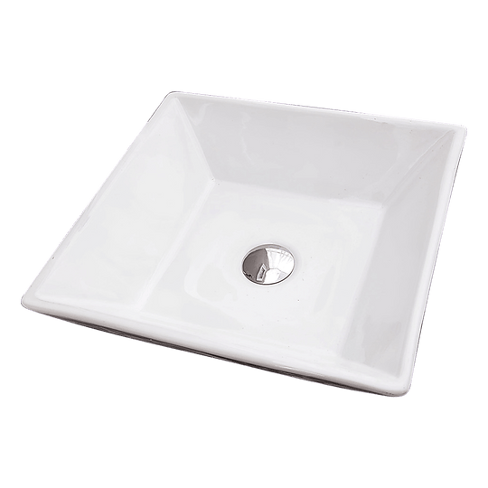 Buy Bathroom Ceramic Rectangular Above Countertop Basin for Vanity discounted | Products On Sale Australia