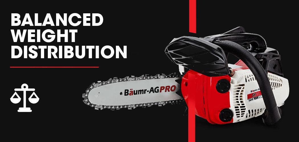 Buy Baumr-AG 25CC Petrol Chainsaw Arborist 10 Bar Tree Pruning Garden Chain Saw discounted | Products On Sale Australia