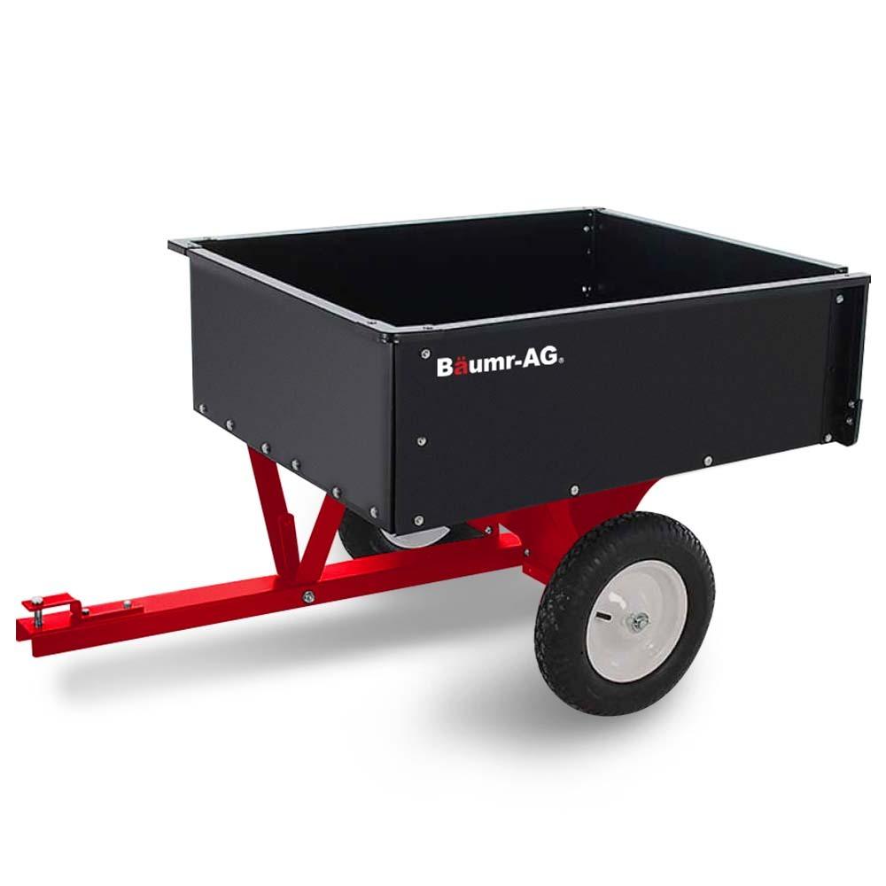 Buy BAUMR-AG 270kg Capacity Metal Dump Cart, for Ride on Mower discounted | Products On Sale Australia