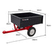 Buy BAUMR-AG 270kg Capacity Metal Dump Cart, for Ride on Mower discounted | Products On Sale Australia