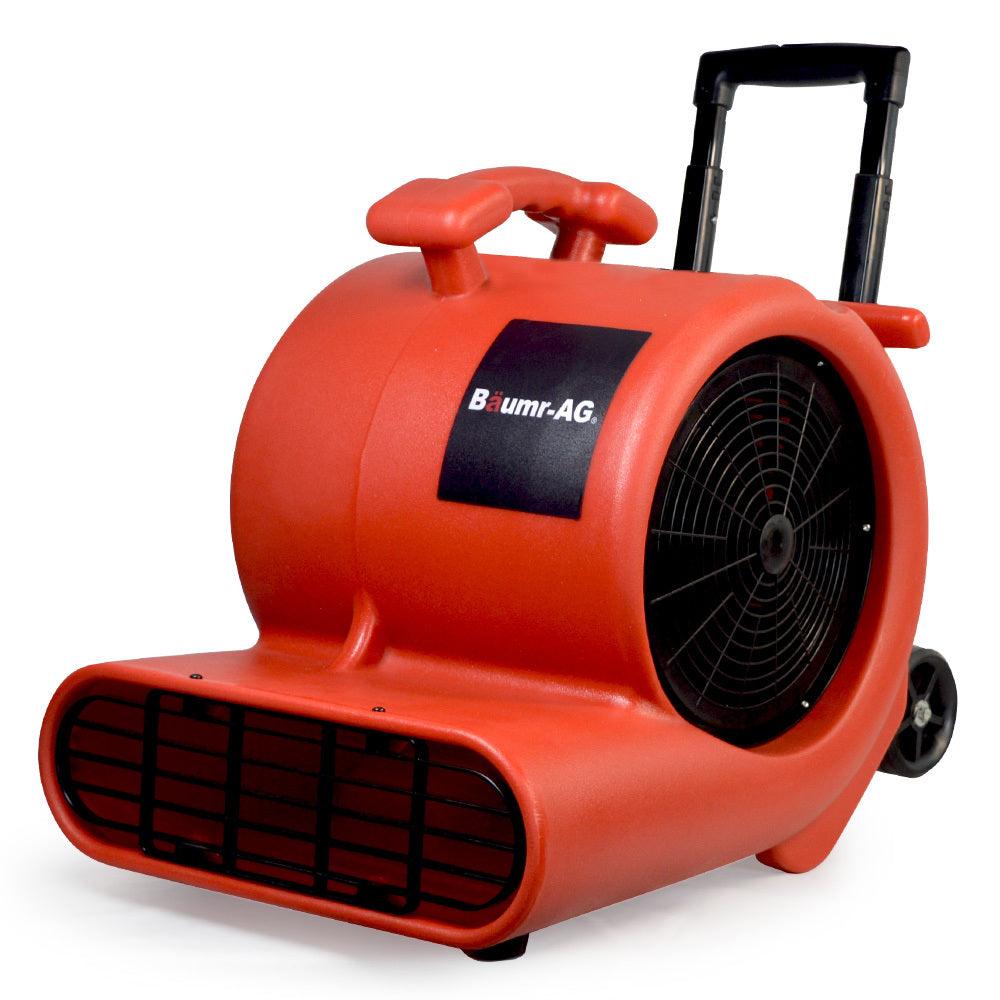 Buy Baumr-AG 3-Speed Carpet Dryer Air Mover Blower Fan, 1400CFM, Sealed Copper Motor, Poly Housing, Telesscopic Handle and Wheels discounted | Products On Sale Australia