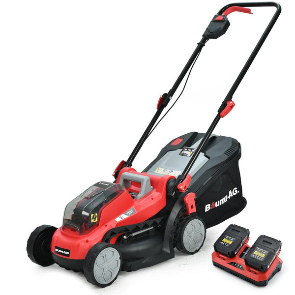 BAUMR-AG 40V Electric Cordless Lawn Mower Kit Battery Powered w/ 2x 2.0Ah Lithium Batteries Products On Sale Australia | Home & Garden > Garden Tools Category