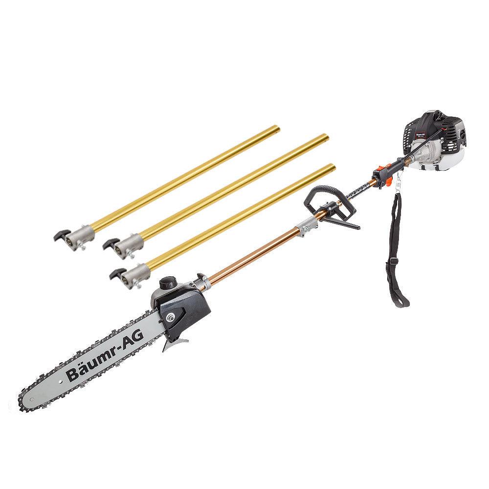 Buy Baumr-AG 65CC Pole Chainsaw Saw Petrol Chain Tree Pruner Extendable Cutter discounted | Products On Sale Australia