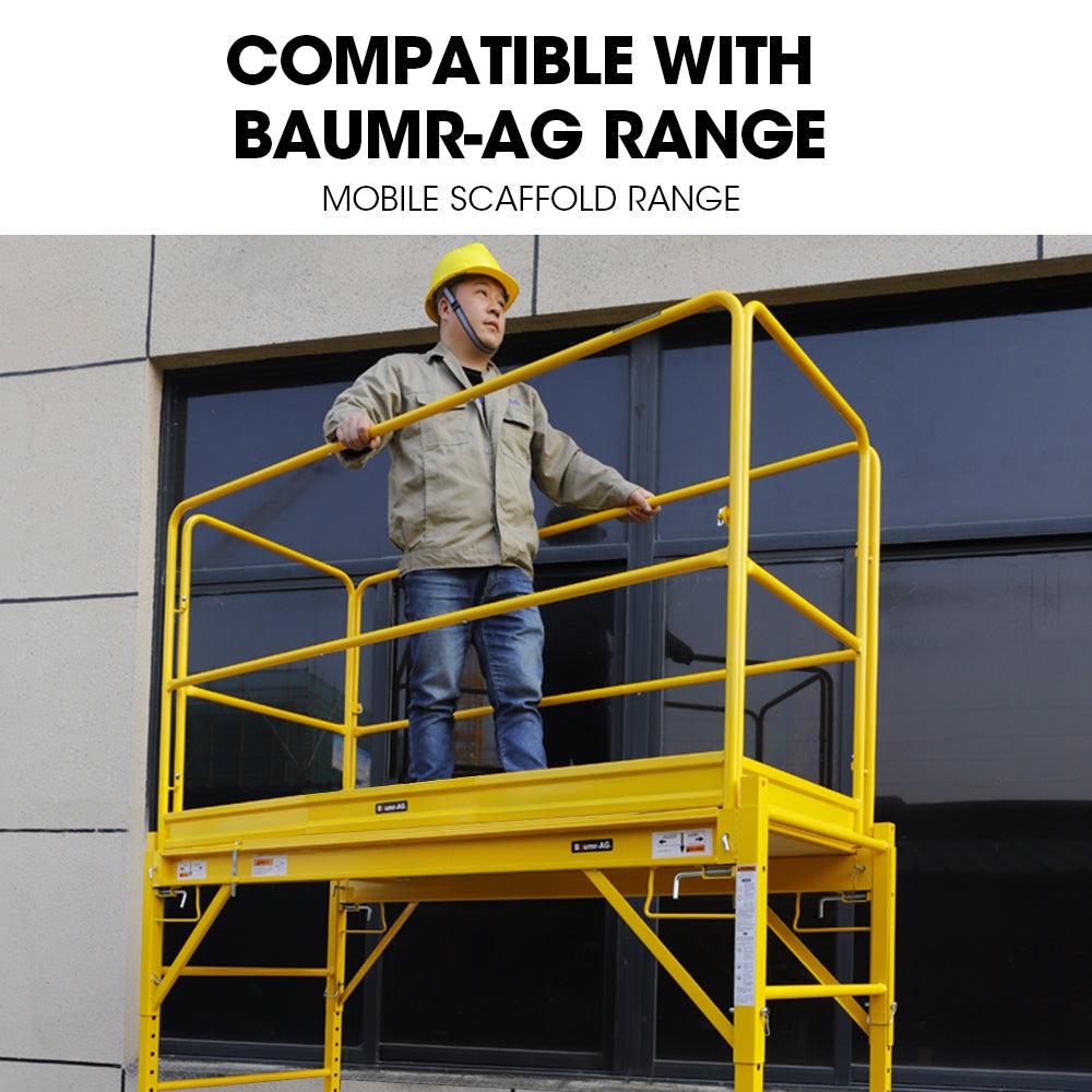 Buy Baumr-AG Safety Guard Rail for Adjustable Mobile Scaffold discounted | Products On Sale Australia