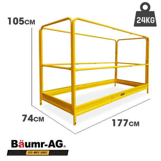 Buy Baumr-AG Safety Guard Rail for Adjustable Mobile Scaffold discounted | Products On Sale Australia