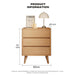 Buy Bedside Tables 3 Drawers Side Table Nightstand Bedroom Storage Cabinet Wood discounted | Products On Sale Australia