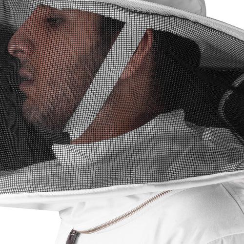 Buy Beekeeping Bee Full Suit Standard Cotton With Round Head Veil L discounted | Products On Sale Australia