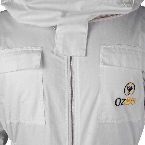 Buy Beekeeping Bee Full Suit Standard Cotton With Round Head Veil L discounted | Products On Sale Australia