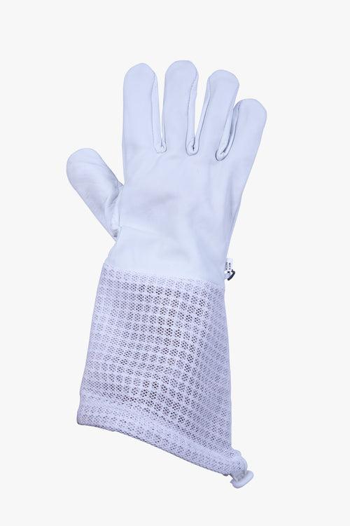 Buy Beekeeping Bee Gloves Goat Skin 3 Mesh Ventilated Gloves-2XL discounted | Products On Sale Australia