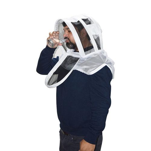 Buy Beekeeping Bee Half Body Hoodie Veil Protective Gear discounted | Products On Sale Australia