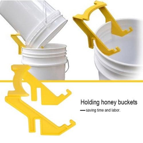 Buy Beekeeping Honey Gallon Plastic Bucket Holder Brackets 2PC discounted | Products On Sale Australia