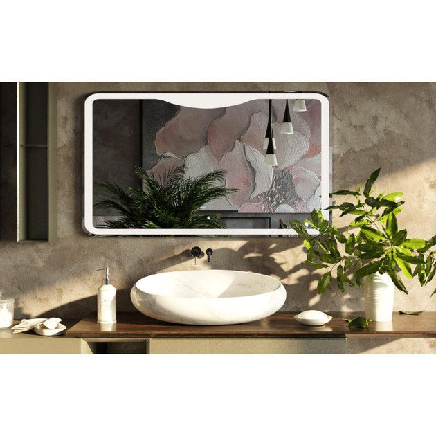 Buy Belbagno Rectangular LED Bathroom Wall Mirror discounted | Products On Sale Australia