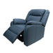 Buy Bella 1 Seater Electric Recliner Genuine Leather Upholstered Lounge - Blue discounted | Products On Sale Australia