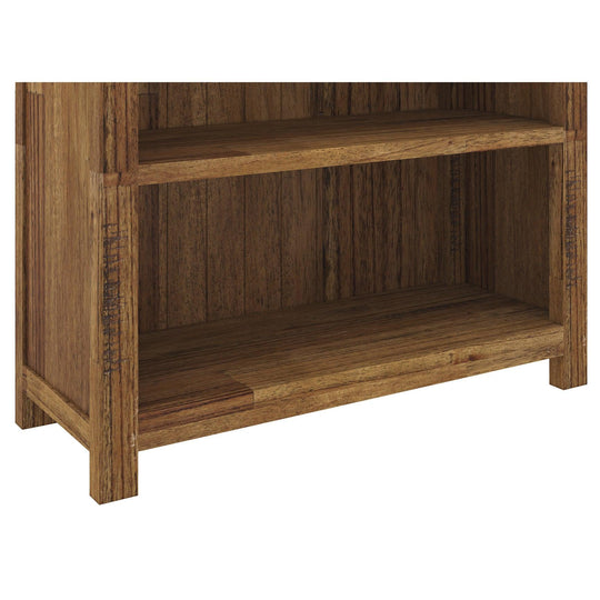 Buy Birdsville Bookshelf Bookcase Display Unit Solid Mt Ash Timber Wood - Brown discounted | Products On Sale Australia