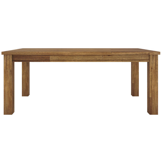 Buy Birdsville Dining Table 190cm Solid Mt Ash Wood Home Dinner Furniture - Brown discounted | Products On Sale Australia