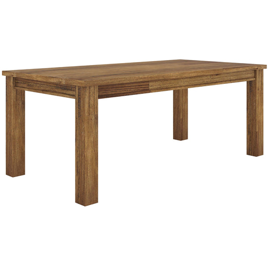 Buy Birdsville Dining Table 190cm Solid Mt Ash Wood Home Dinner Furniture - Brown discounted | Products On Sale Australia