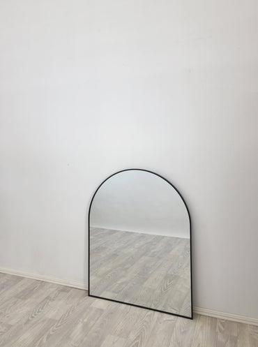 Buy Black Metal Arch Mirror - Small 80cm x 100cm discounted | Products On Sale Australia